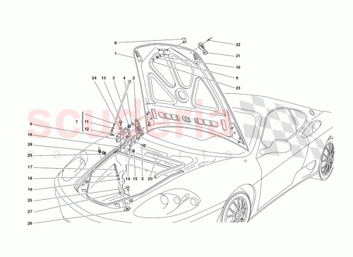 Part Diagram for Ferrari 13839224