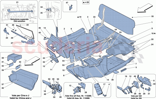 Part Diagram for Ferrari 84293300