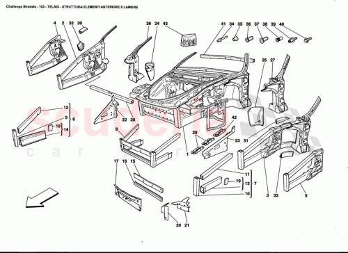 Part Diagram for Ferrari 67606700
