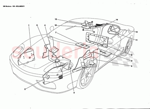 Part Diagram for Ferrari 67293200