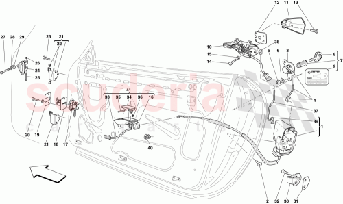 Part Diagram for Ferrari 81174900