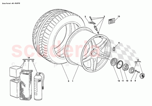 Part Diagram for Ferrari 184186