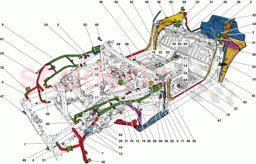 Part Diagram for Ferrari 84222000