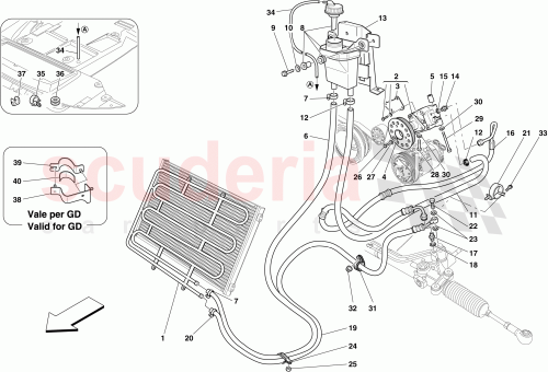 Part Diagram for Ferrari 10261360