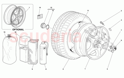 Part Diagram for Ferrari 179379