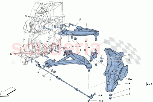 Part Diagram for Ferrari 328040