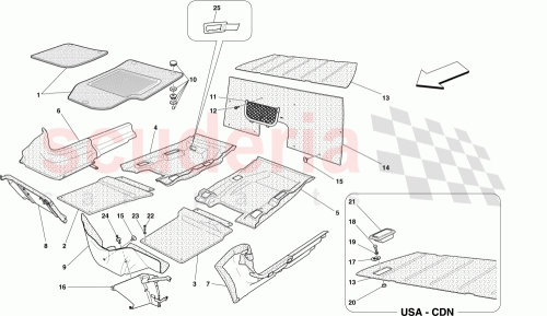 Part Diagram for Ferrari 82644600
