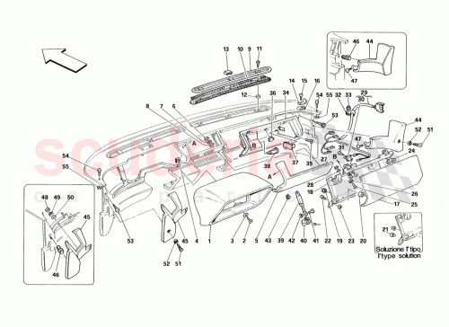 Part Diagram for Ferrari 62830600