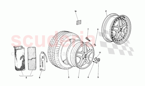 Part Diagram for Ferrari 159072