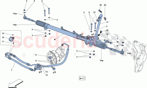Part Diagram for Ferrari 333050
