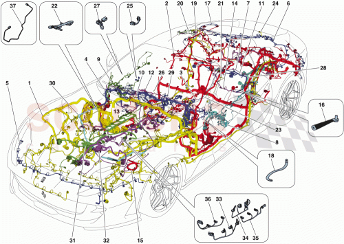 Part Diagram for Ferrari 343038