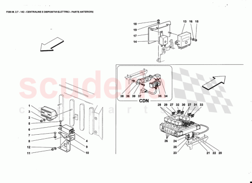 Part Diagram for Ferrari 161125