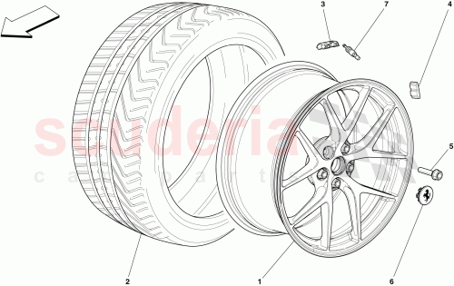 Part Diagram for Ferrari 270390