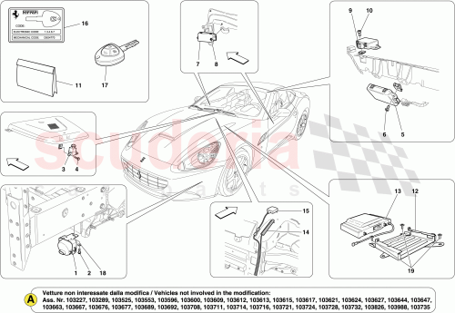 Part Diagram for Ferrari 316923