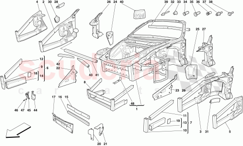 Part Diagram for Ferrari 207515