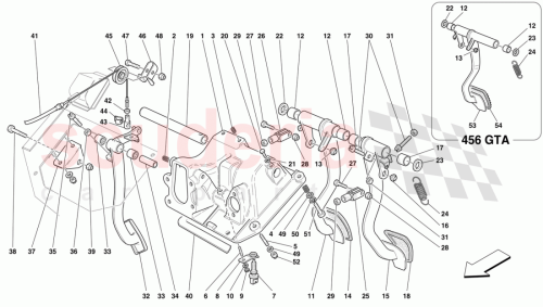 Part Diagram for Ferrari 153207