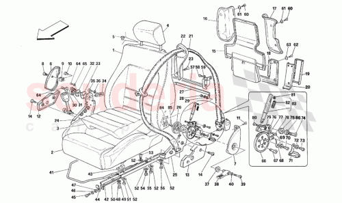 Part Diagram for Ferrari 64490400