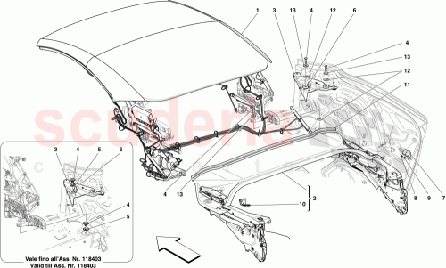 Part Diagram for Ferrari 85599800