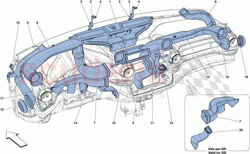 Part Diagram for Ferrari 88201500