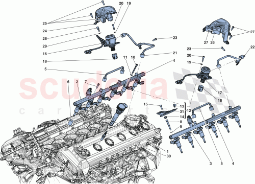 Part Diagram for Ferrari 259335