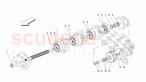 Part Diagram for Ferrari 164379