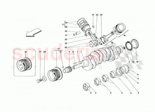 Part Diagram for Ferrari 104011