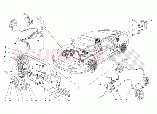 Part Diagram for Ferrari 225858