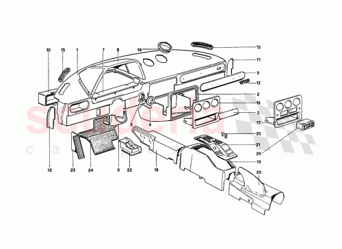 Part Diagram for Ferrari 60164001