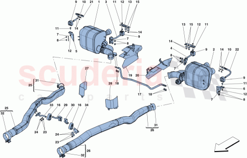 Part Diagram for Ferrari 343207