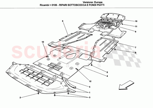 Part Diagram for Ferrari 81249100