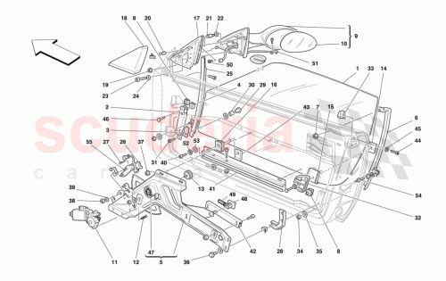 Part Diagram for Ferrari 63120100