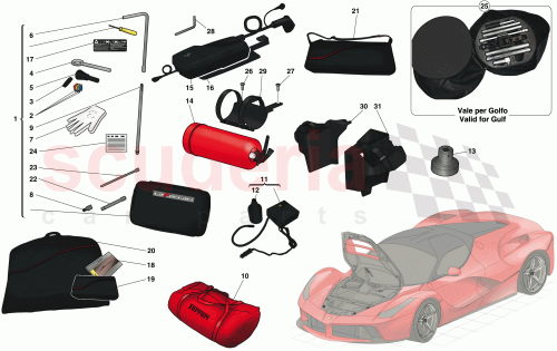 Part Diagram for Ferrari 86162700