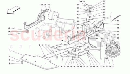 Part Diagram for Ferrari 64158200