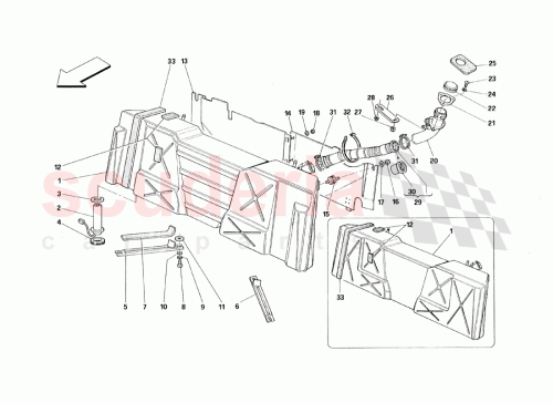 Part Diagram for Ferrari 135035