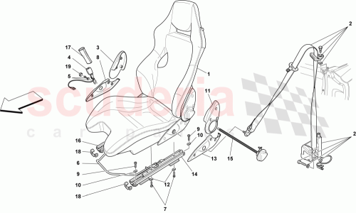 Part Diagram for Ferrari 85635700