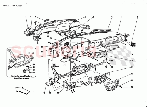 Part Diagram for Ferrari 189908