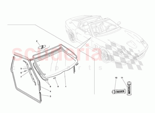 Part Diagram for Ferrari 62797300