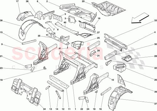 Part Diagram for Ferrari 68059811