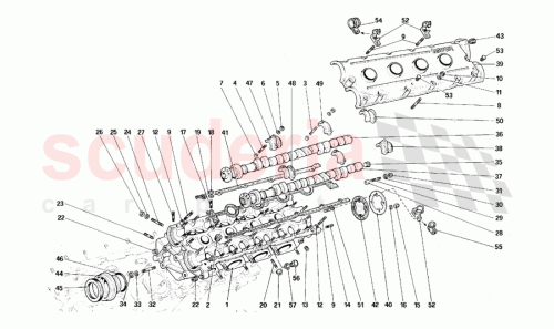 Part Diagram for Ferrari 126203