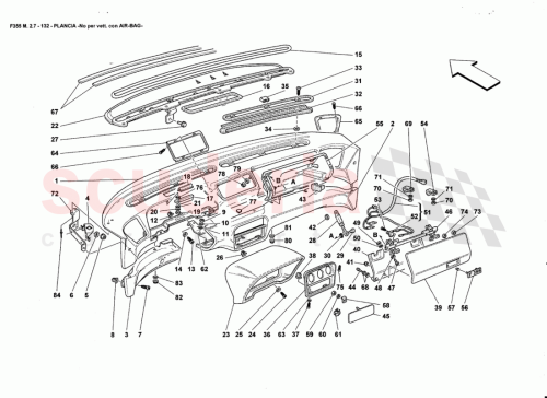 Part Diagram for Ferrari 644442