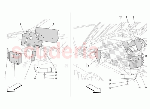 Part Diagram for Ferrari 66084300