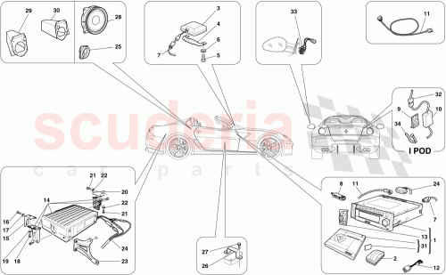 Part Diagram for Ferrari 204764