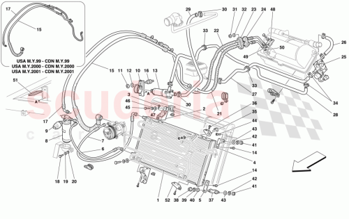 Part Diagram for Ferrari 65201100