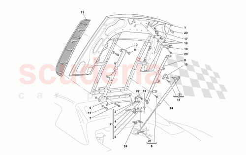 Part Diagram for Ferrari 65785200