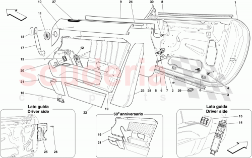 Part Diagram for Ferrari 80674500