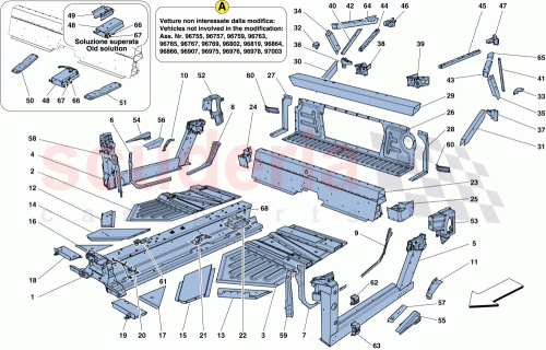 Part Diagram for Ferrari 257084
