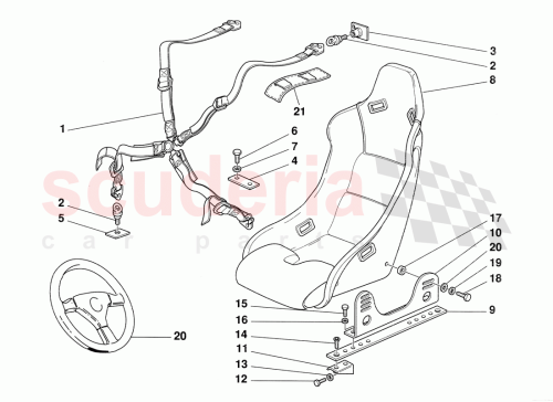 Part Diagram for Ferrari 147762