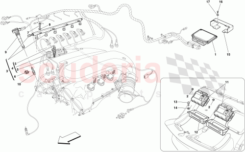 Part Diagram for Ferrari 259808