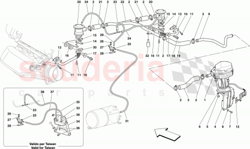 Part Diagram for Ferrari 225098