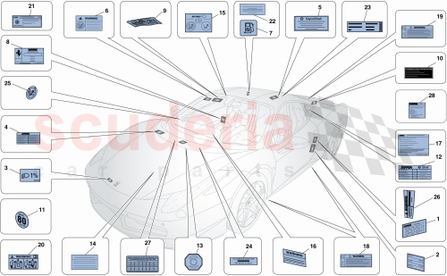 Part Diagram for Ferrari 264226